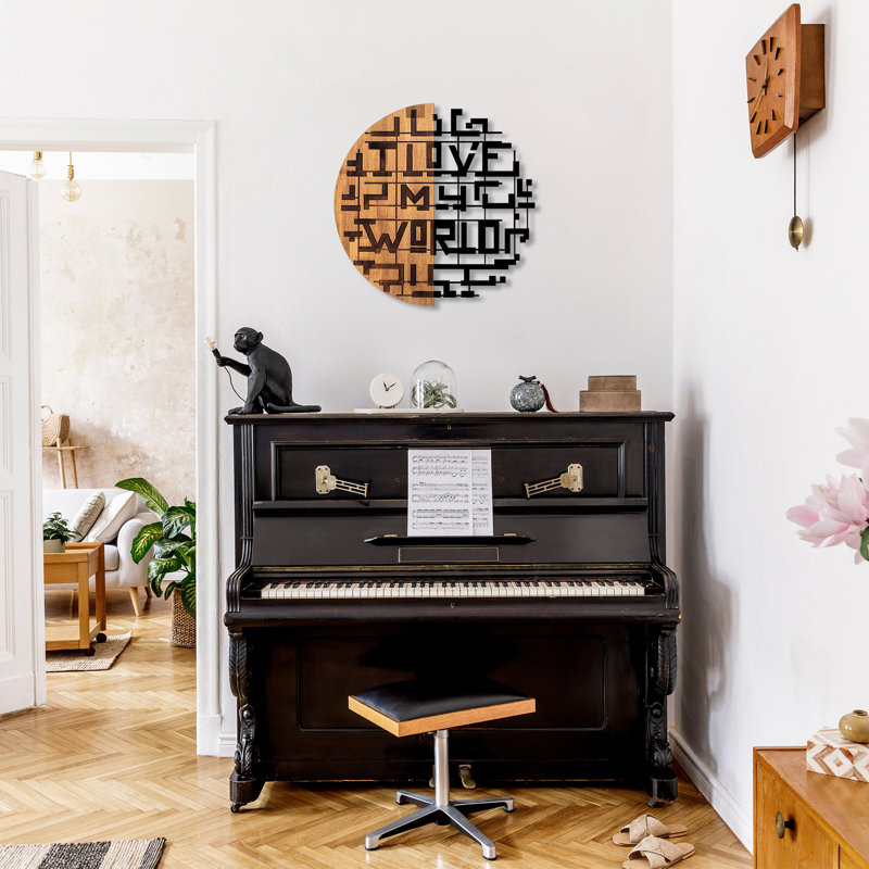 Décoration murale en bois