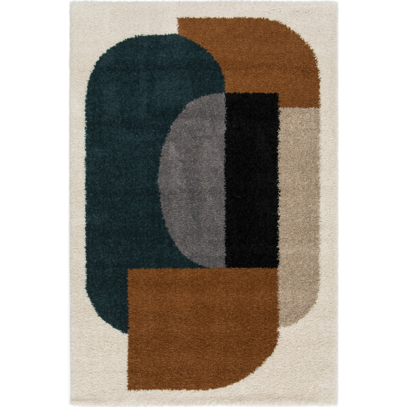 Fairchild Abstract Area Rug, Rectangle 120 x 170cm