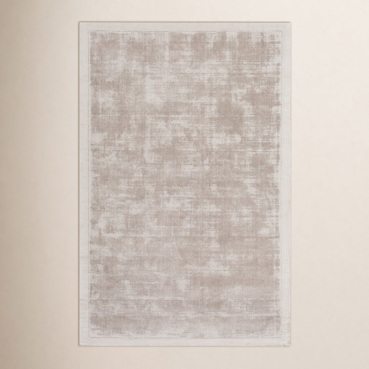Mckinley Handmade Viscose Gray Rug