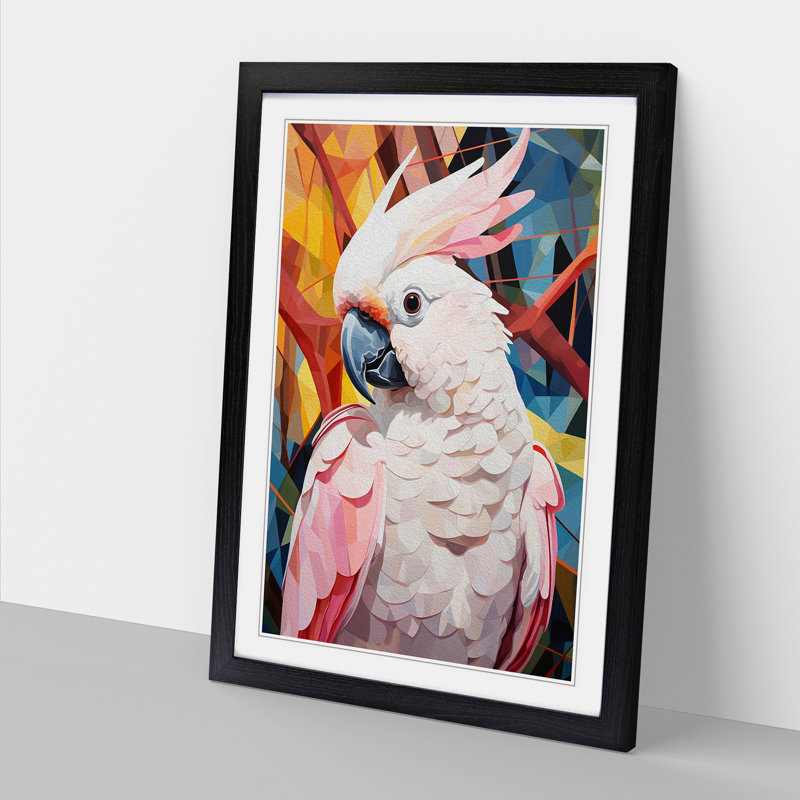 Single Picture Frame Print on Wood, Black Framed, 46cm H x 34cm W