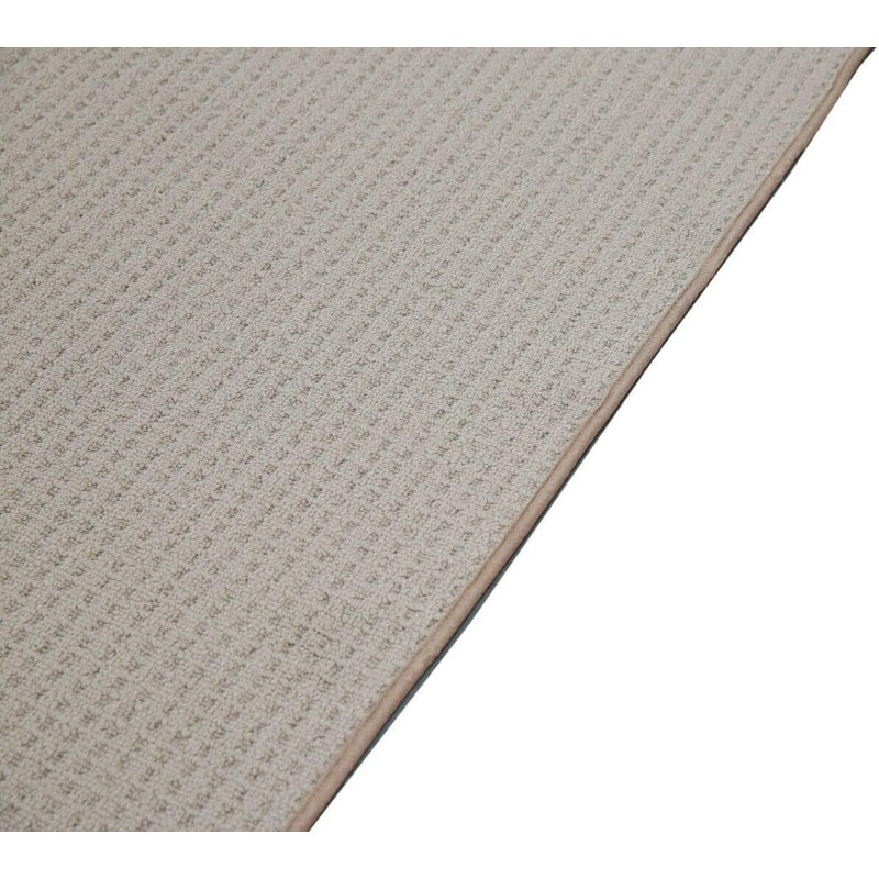 Tapis brun avec envers Furnish My Place, Rond 11 pi