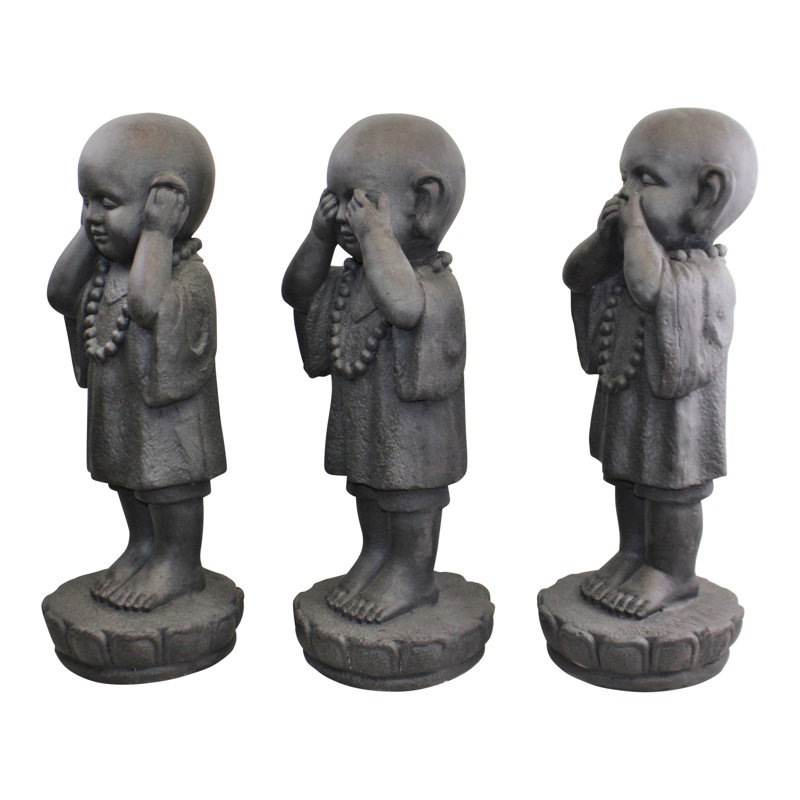 Isaak Weather Resistant UV Resistant Stone Garden Statue