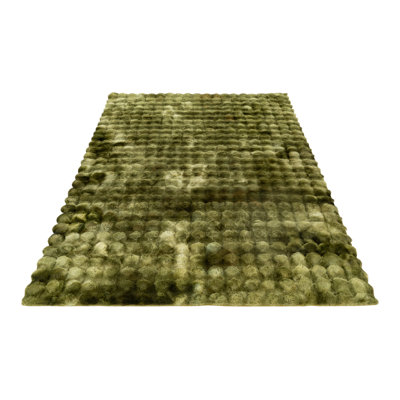 Camouflage Abstract Hand Tufted Area Rug
