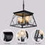 Luminaire suspendu industriel en métal noir Chandelier-2129802358