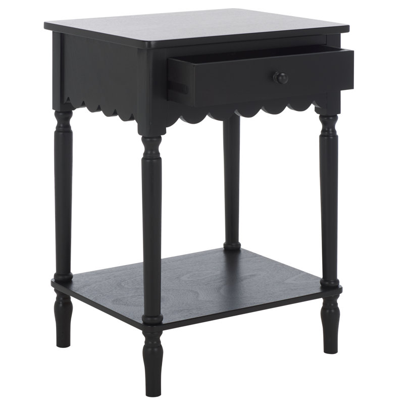 Haven End Table, Matte Black
