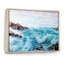 «Wild Blue Ocean Waves V», reproduction sur toile-1515413134-1515413143