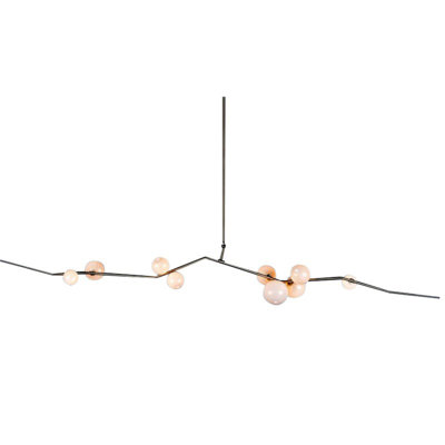 Lustre suspendu en laiton 12 lumières