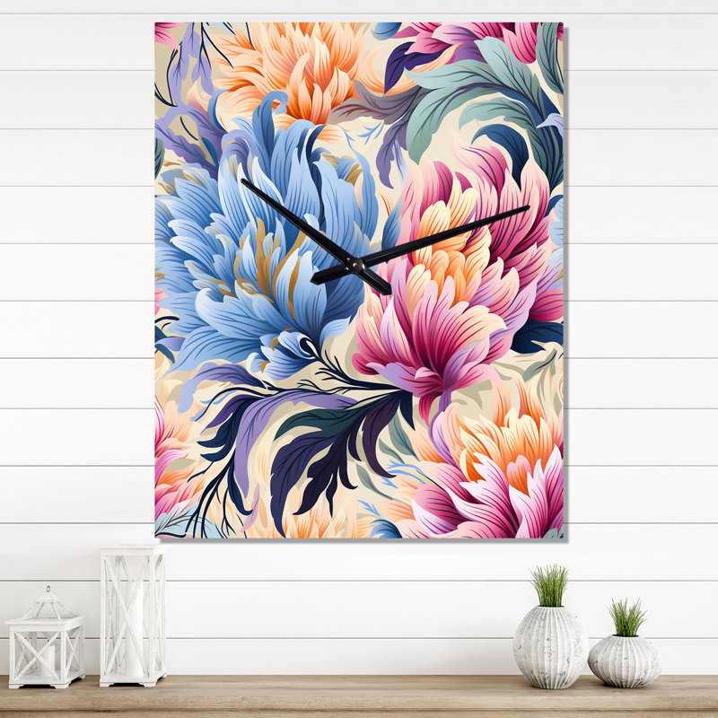 Jamahl - Horloges murales florales, Petit