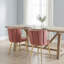 Chaises de salle à manger modernes rembourrées avec pieds métalliques et dossiers confortables (lot de 2)-1063107751