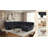 6-Piece Modular Reclining Sectional Sofa In Gray & Black Chenille