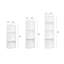 Cabine blanche Koville Shaker