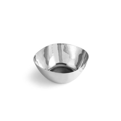 Reflective Handmade Stainless Steel Salad Plate