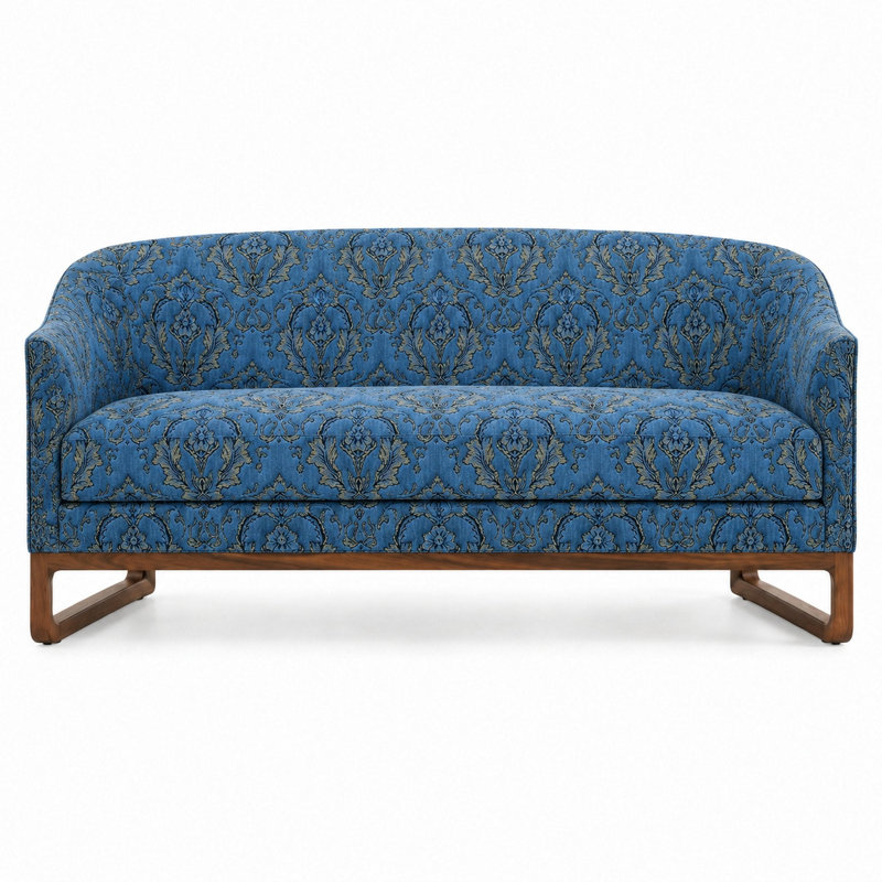 Damask Velvet | Beatrice Fabric, Royal