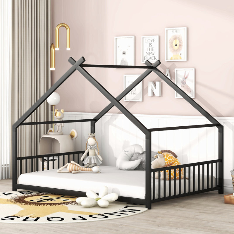 Lit double en métal, Black