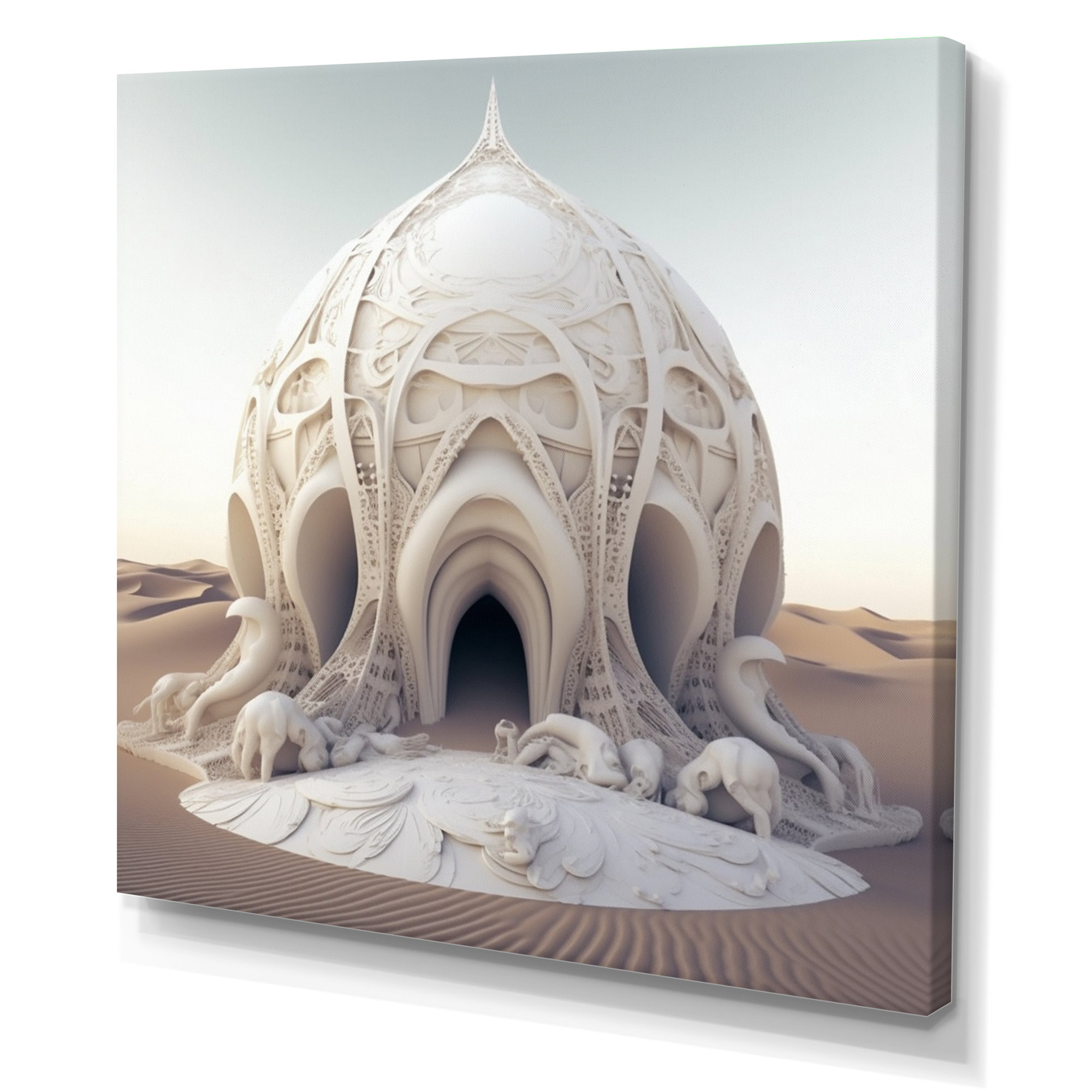 Union Rustic Architectural Flow On Canvas Print | Wayfair