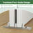 3-Panel White MDF Sliding Closet Door, Pre-Assembled with Handles & Complete Hardware-101139750-128836786