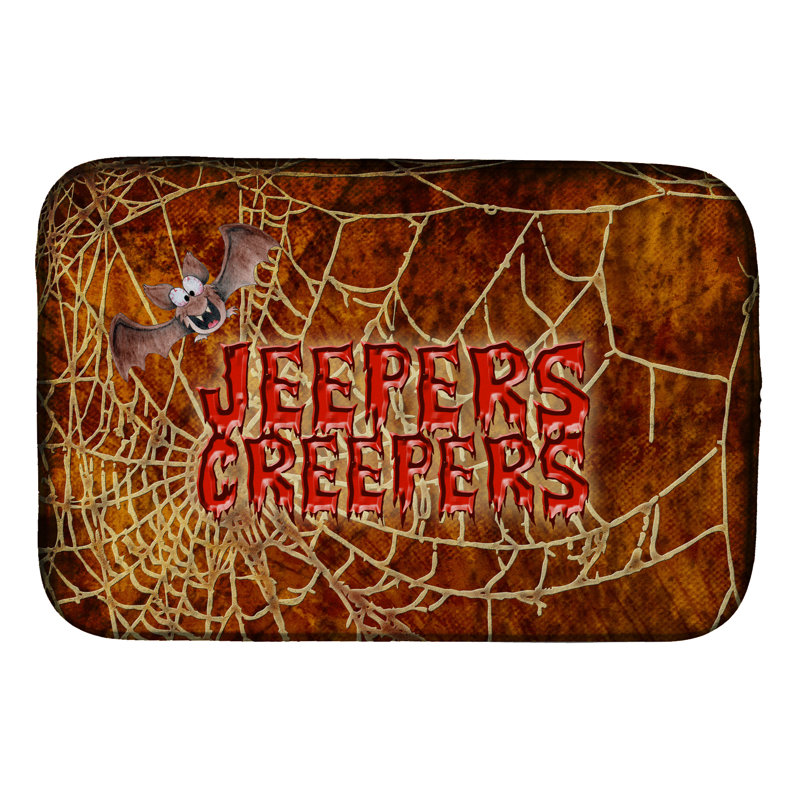 Tapis de séchage halloween jeepers fluagers