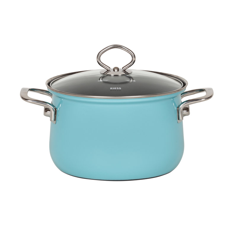 Riess Kelomat Kristallblau Standard Pot, 15.5cm H x 33cm W x 26cm D