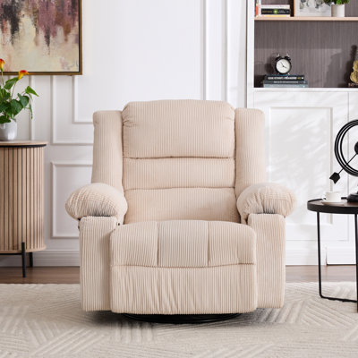 Fauteuil inclinable large et pivotant