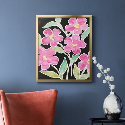 Chorale florale, toile de qualité supérieure, prête à être accrochée