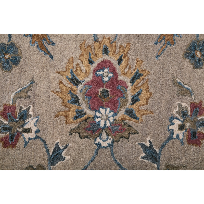 Azalea Wool Oriental Area Rug, Rectangle 5' x 8'