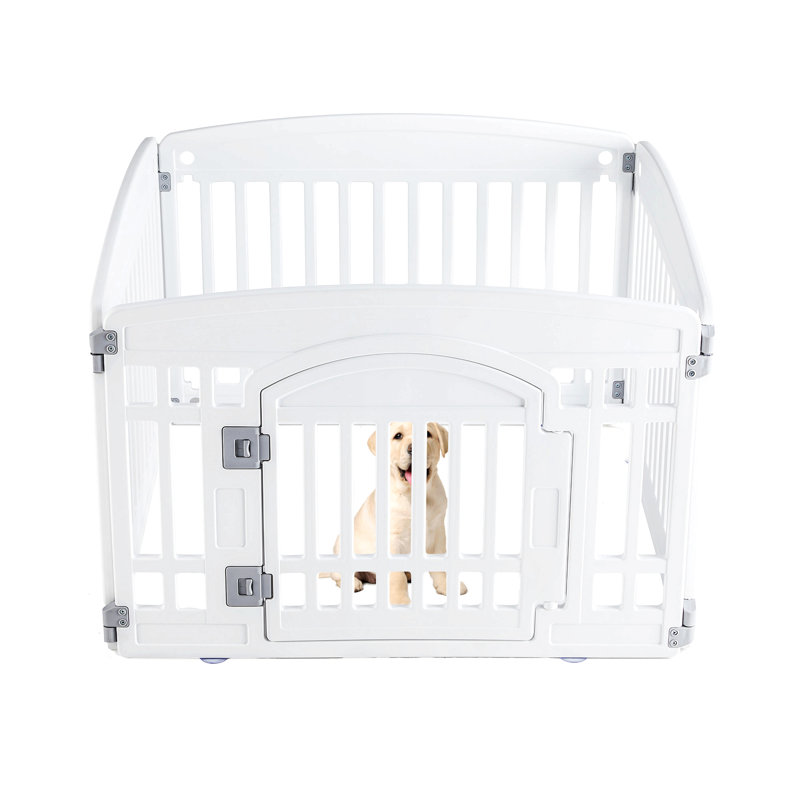 Clôture pliante ajustable pour chien pour petits et moyens chiens