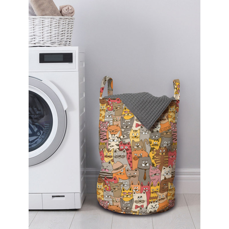 Fabric Laundry Bag with Handles