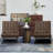 Zamire 25.4'' Wide Genuine Leather Lounge Chair-1300613087