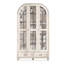 Bois blanc massif + vitrines en verre