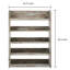 10 Pair Solid Wood Shoe Rack