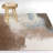 Babin Brown Abstract Modern Area Rug-591796726
