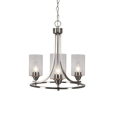 Paramount Uplight 3-Light Chandelier -  Toltec Lighting, 3403-BN-300