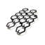 Kristie Steel Wall 12 - Hook Wall Mounted Coat Rack