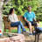 Heilman Mission-Back Teak Garden Bench-1788271615