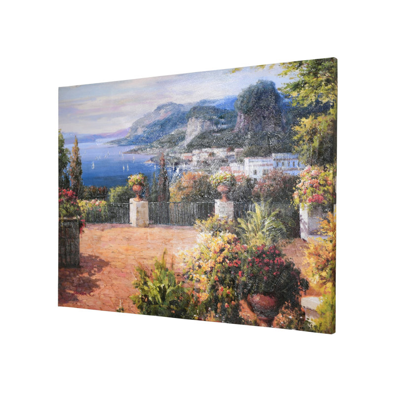 «Le Beau Giclee» par AFD Home 11158081, galerie panoramique de style méditerranéen, 36 pouces par 48 pouces