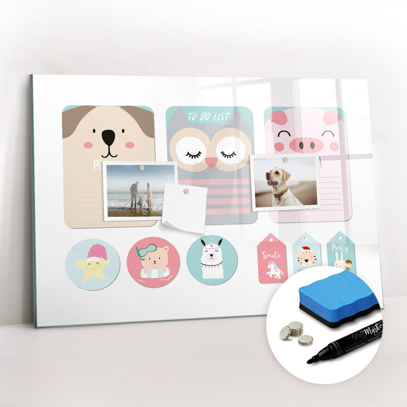 Magnetic Glass Dry Erase Board