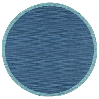 Courtyard Performance Chevron Indoor Rug