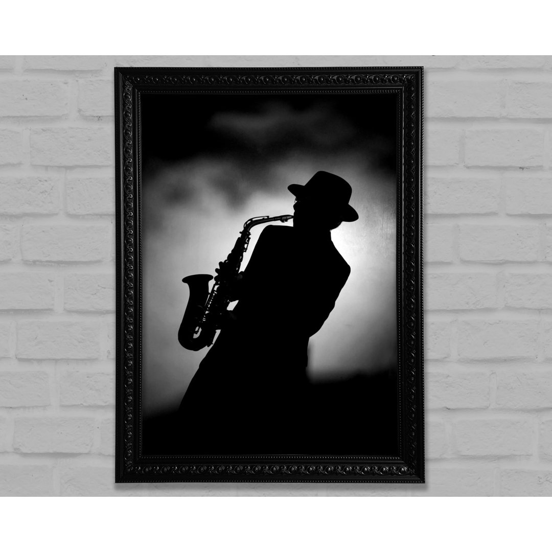 Jazz Player 1 - Einzelner Bilderrahmen Kunstdrucke