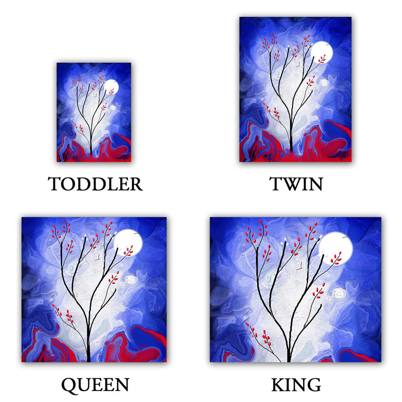  Housses de couette en microfibre Tara Viswanathan Touch the Moon, Grand
