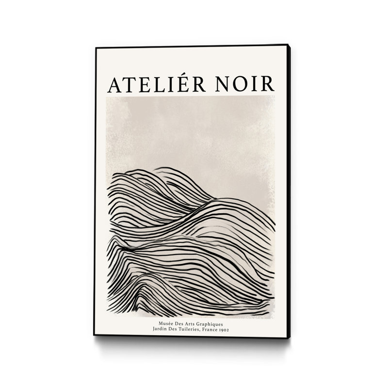 Toile encadrée Atelier Noir