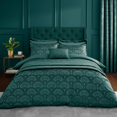 Art Deco Pearl Quilted Pillow sham Pair