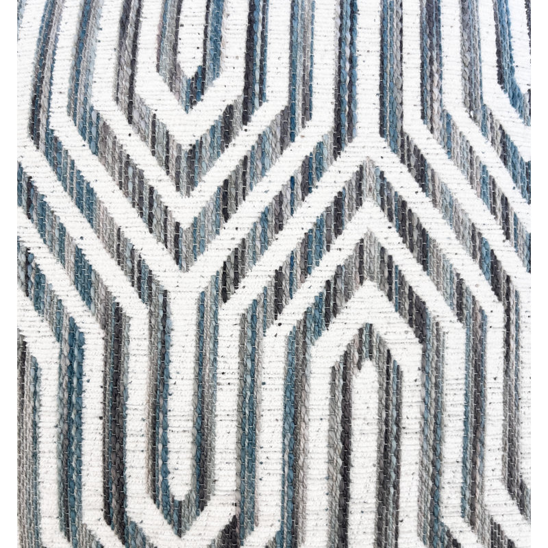 Housse de coussin Pyramid, H 20 po x l 20 po, Bleu