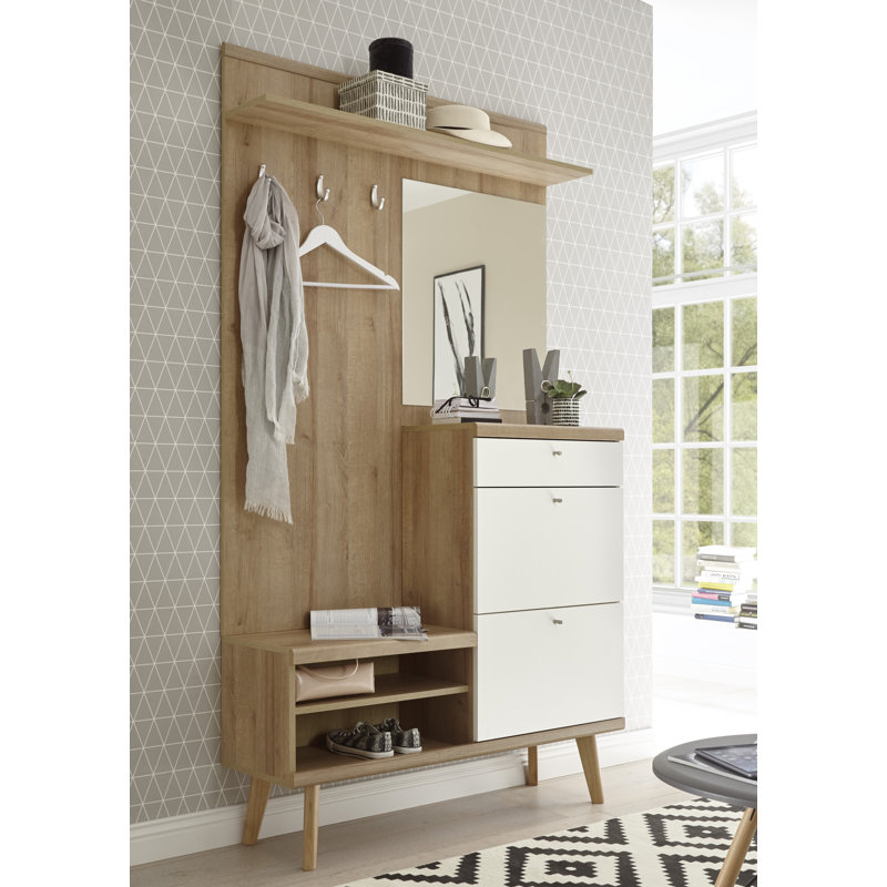 Lillian Hall Tree 110cm Wide with Bench and Shoe Storage