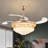 42-inch French Gold Crystal Remote Control Fan Light Five Layers Of Luxury Crystal + Six-speed Silent Fan