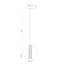 Luminaire suspendu 1 lumière Atomo en chrome-103715610-103715609