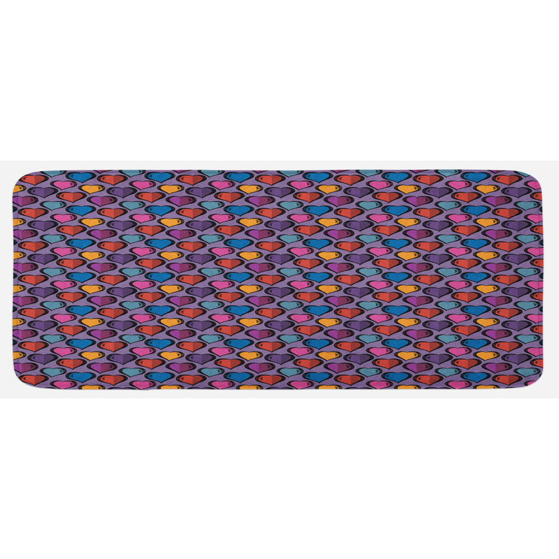 Tapis de cuisine Hearts