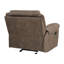 Fauteuil inclinable moderne et contemporain Bayshore de 42 po avec microfibre polie luxueuse et siège à ressorts ensachés