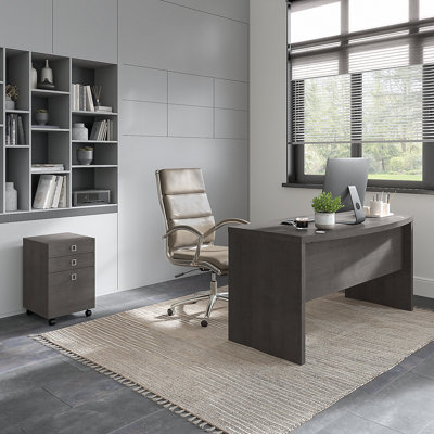 Echo 2 Piece Computer Desk Office Set