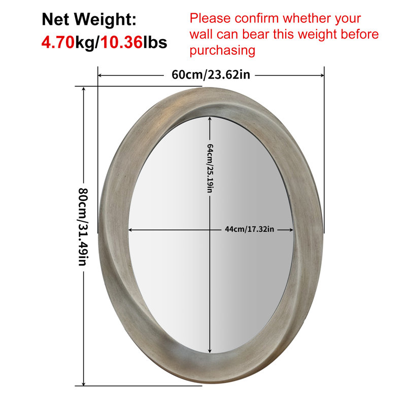 Brynnen Oval Mirror