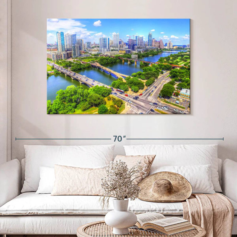 Sireci Austin Morning Journey, 32" H x 48" W